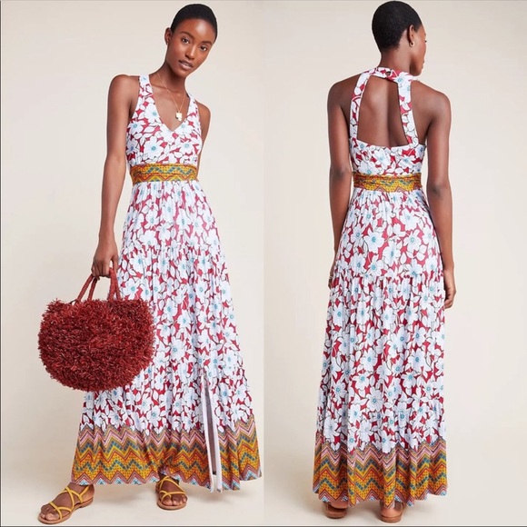 Anthropologie Dresses & Skirts - Anthro Maeve Auden floral maxi dress